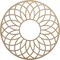 Ekena Millwork Cannes Wood Fretwork Pierced Ceiling Medallion, Hickory, 24"OD x 8 1/4"ID x 3/8"T CMWP24X24X0375CNHI - alternate 1